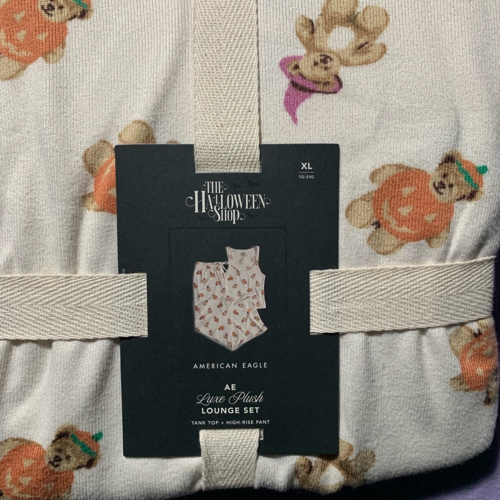 American Eagle Halloween Bear Lounge Set